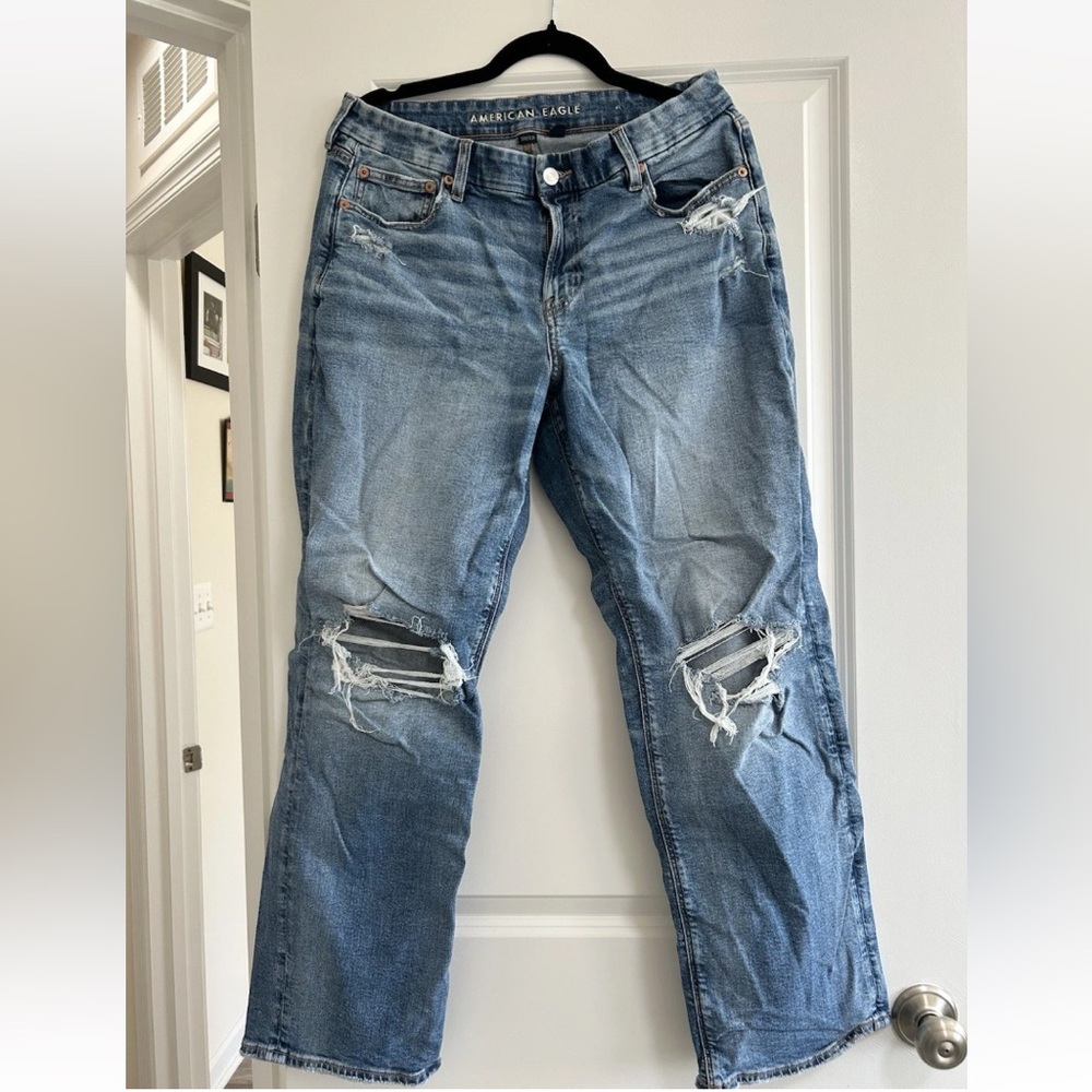 American Eagle curvy straight Jeans